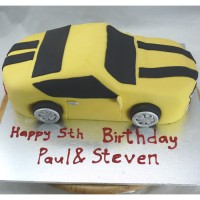 Transformers - Bumblebee Car Cake